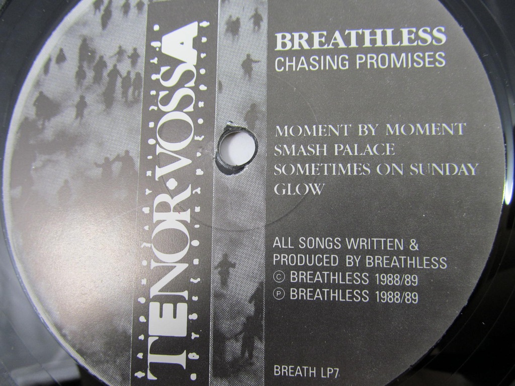 BREATHLESS - CHASING PROMISES [LP] 1988 - 7205806595 - oficjalne