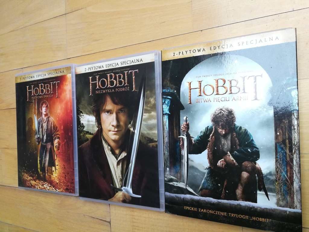Hobbit - wszystkie 3 części DVD Edycja Specjalna