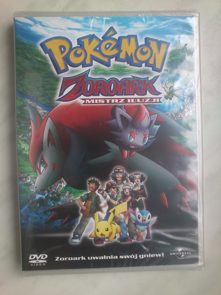 Pokemon Zoroark Mistrz Iluzji DVD folia