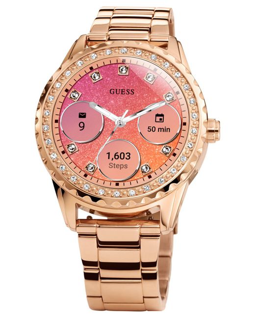 Guess smartwatch rose clearance gold