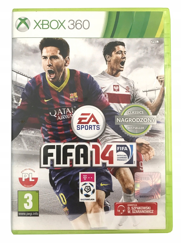 Fifa 14 Xbox 360 7537804036 Oficjalne Archiwum Allegro