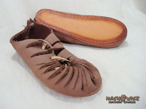Buty skórzane damskie celtyckie