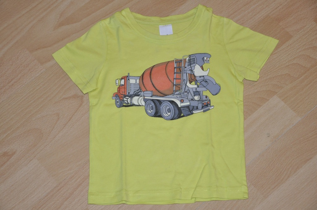 T-shirt C&A z betoniarą r. 98