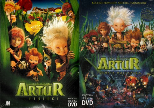 ARTUR I MINIMKI+ARTUR I ZEMSTA MALTAZARA (2 DVD)