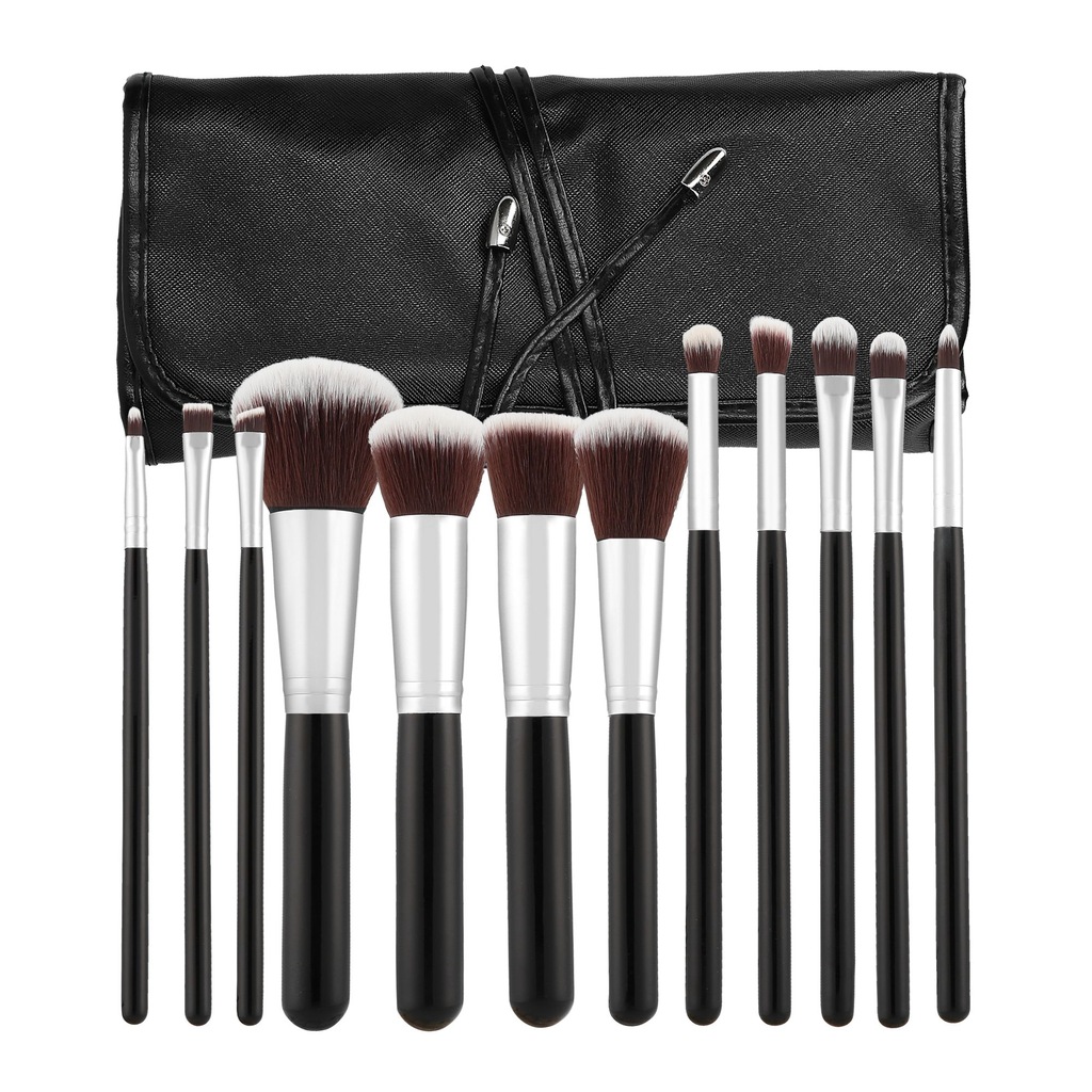TOOLS FOR BEAUTY ZESTAW 12 PĘDZLI DO MAKIJAŻU