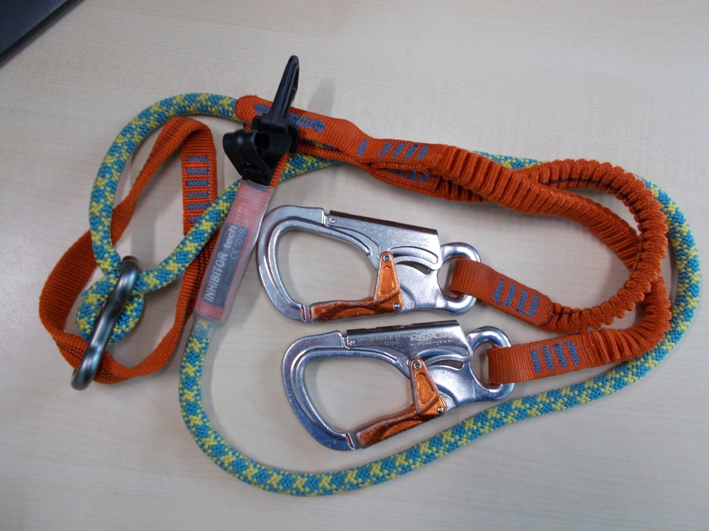 Lonża Via Ferrata Rock Empire INHIBITOR TECH Wa-Wa
