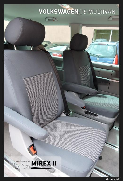 Pokrowce z tkanin Volkswagen Multivan T5 T6