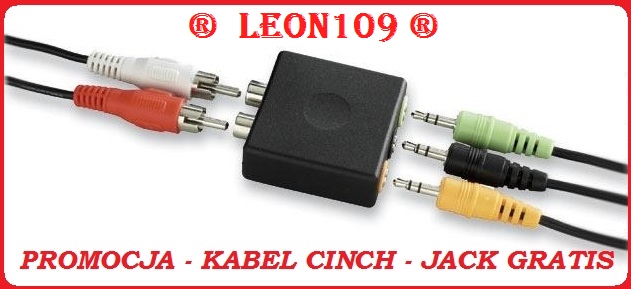 :: Logitech adapter stereo na 5.1 2x rca-3x jack::