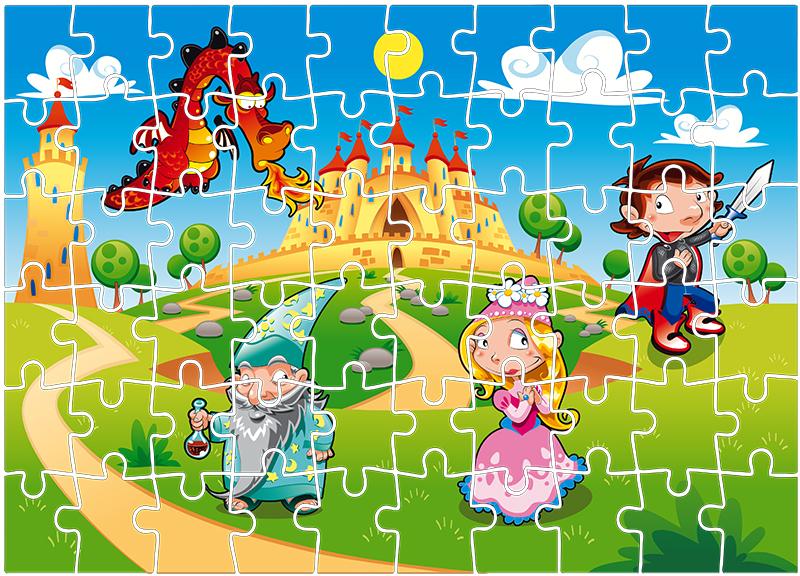 Puzzle dla dzieci puzzle BAJKA 60 el. 5795312409