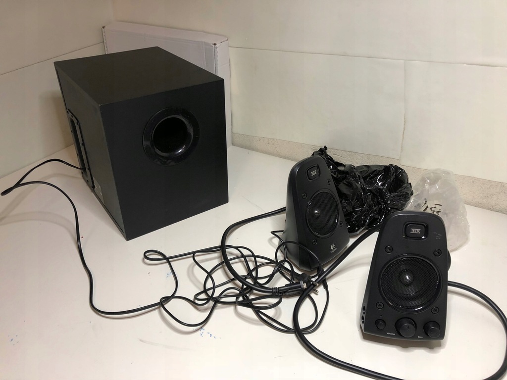 Głośniki Logitech Z623 - uszkodzone *4