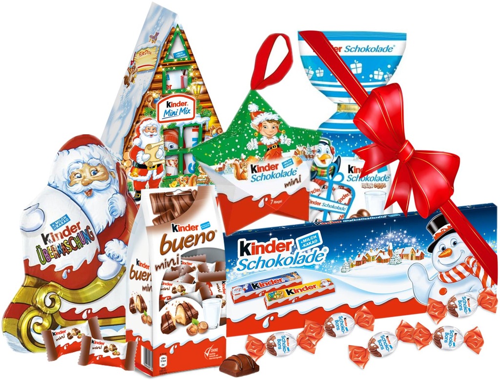 KINDER PACZKA SŁODYCZY MIKOŁAJ JAJO 500g