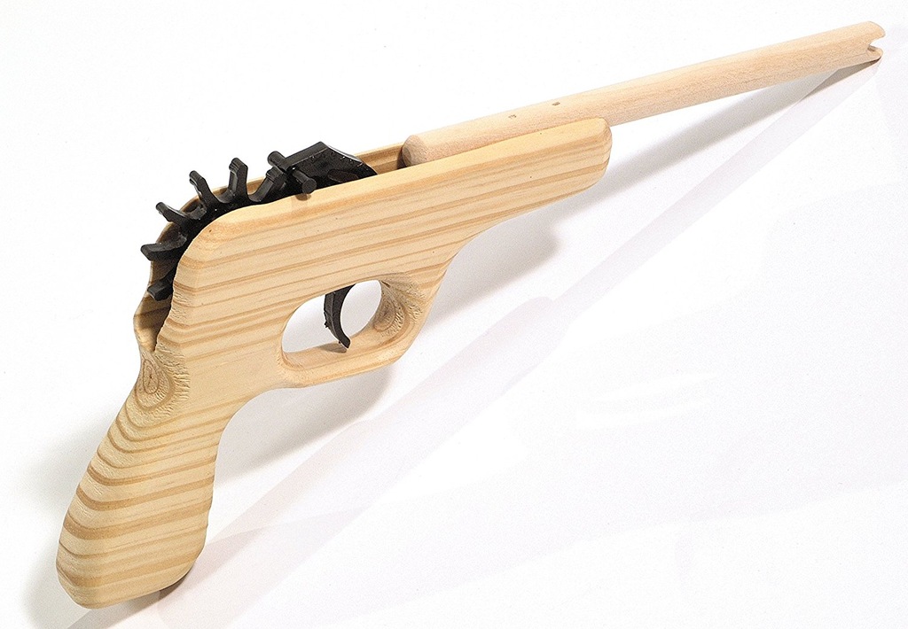 THE SOURCE DREWNIANY PISTOLET NA GUMKI RECEPTURKI