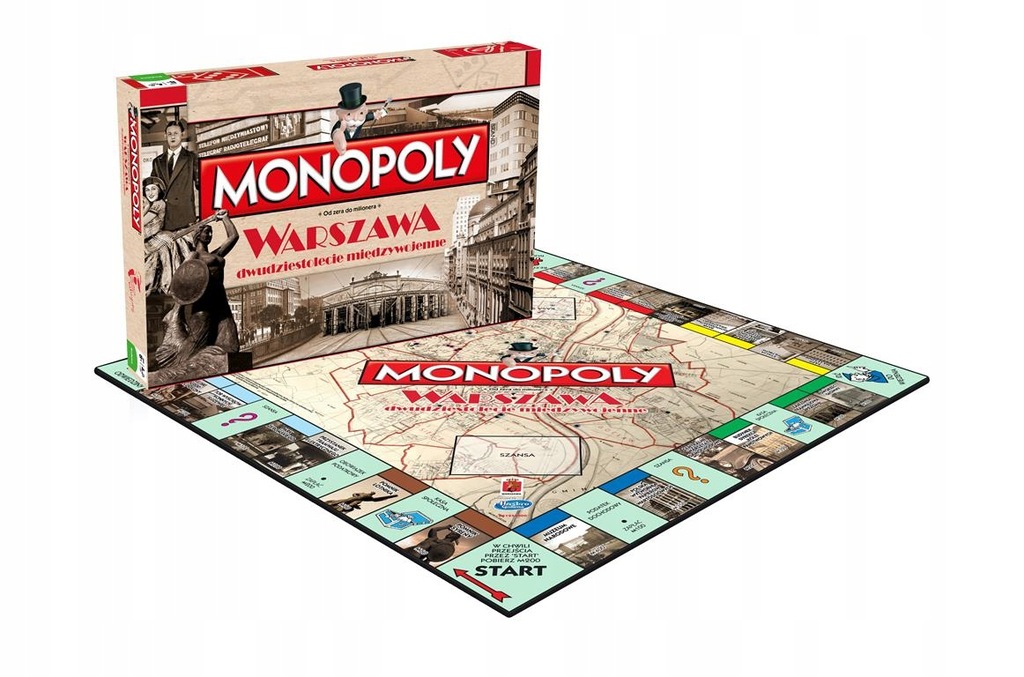 GRA MONOPOLY WARSZAWA XX - LECIE MIĘDZYWOJENNE 24h