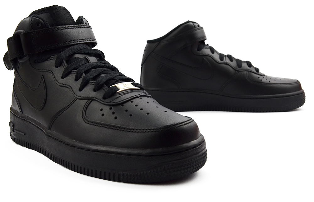 Buty M skie Nike Air Force 1 Mid 07 r.42 5 CZARNE 7086918195 oficjalne archiwum Allegro