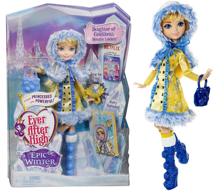 EVER AFTER HIGH ZIMA WSZECH BAŚNI BLONDIE LOCKES