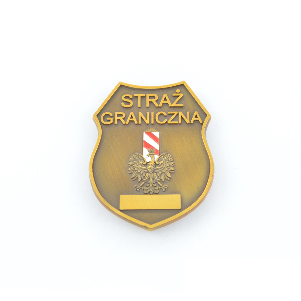 BLACHA ODZNAKA STRAŻY GRANICZNEJ Z GRAWEREM