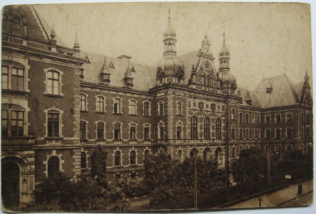 Pocztówka Bydgoszcz Dyrekcja kolei, przedwojenna