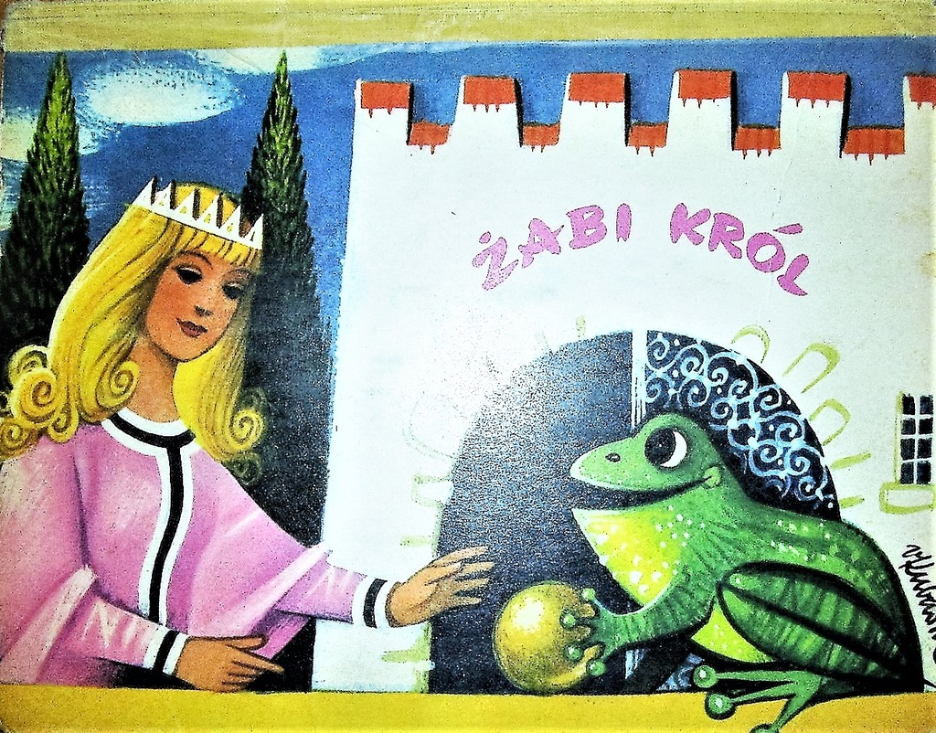 ŻABI KRÓL - BAJKA ROZKŁADANA - il/KUBASTA-1972r