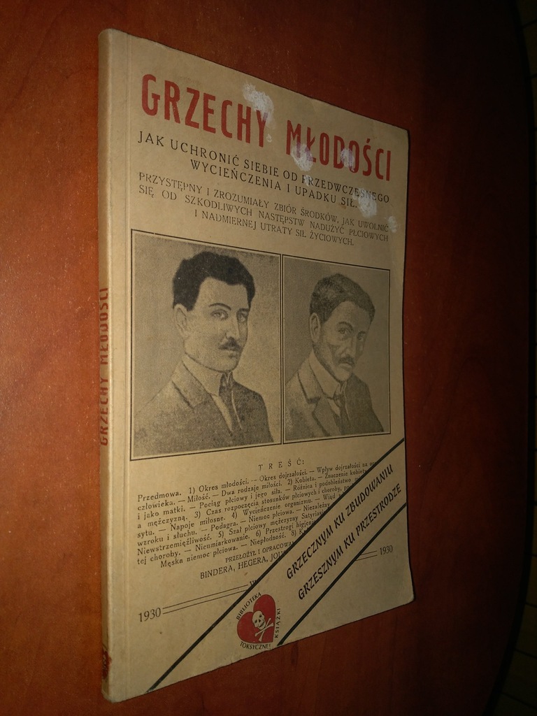 GRZECHY MIŁOŚCI NADUŻYCIA PŁCIOWE UTRATA SIŁ 1930