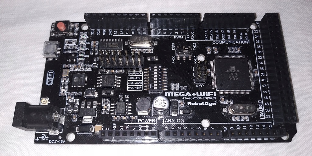 RobotDyn MEGA2560 R3 + WiFi ESP8266 + Antena