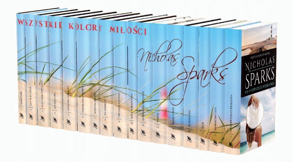 KOLEKCJA WSZYSTKIE KOLORY MIŁOŚCI NICHOLAS SPARKS