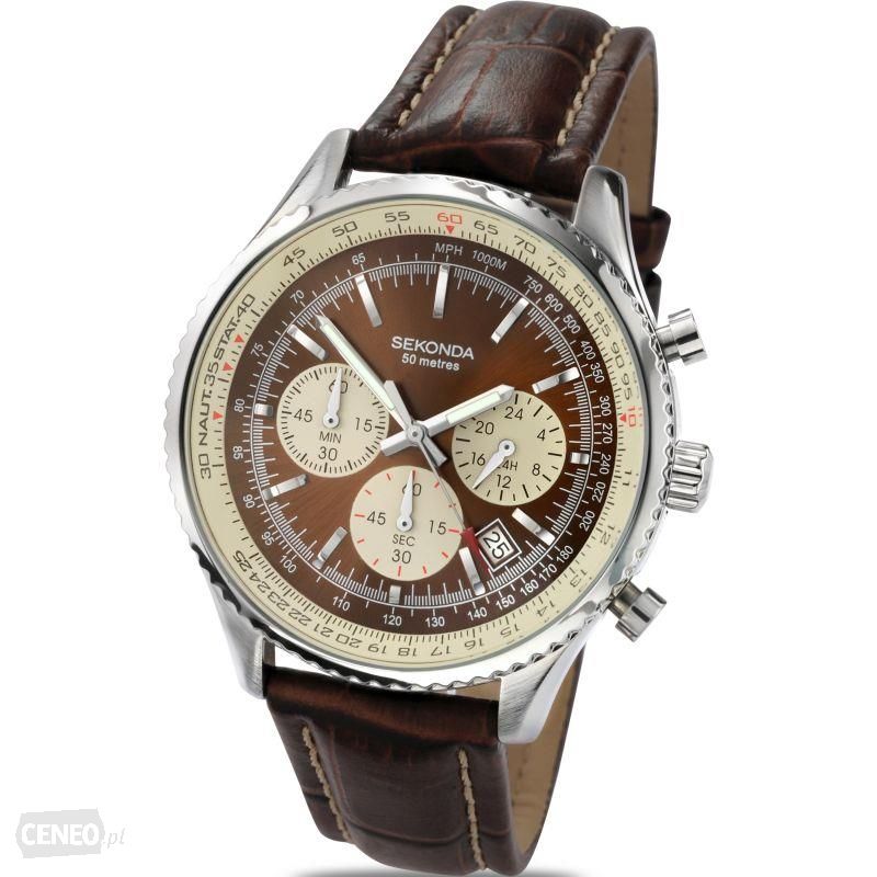 SEKONDA 3407 CHRONOGRAPH NOWY - BREITLING