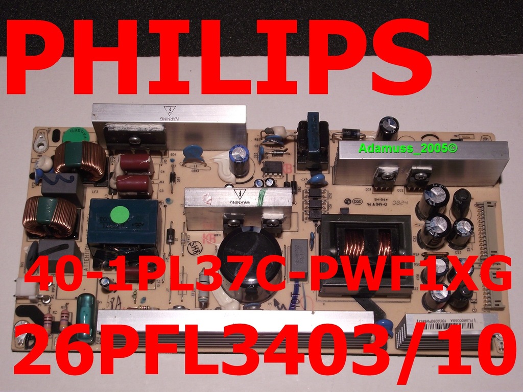 Philips 26pfl3403 блок питания 40 1pl37c pwf1xg не включается из дежурки