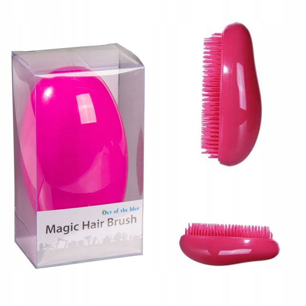Magic Hair Brush Szczotka do włosów deTangle RÓŻ 6920521824 oficjalne archiwum Allegro