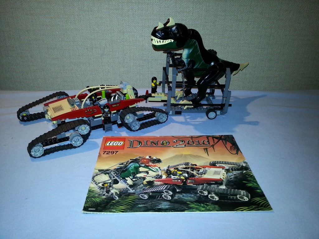 Lego Dino 2010 transport dinozaurów 7297 kompletny