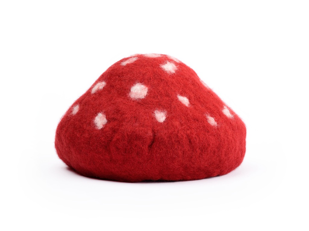 Czapeczka muchomor REKWIZYT do sesji niemowlęcej