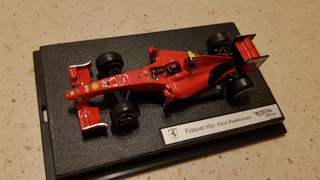 Ferrari F60 Kimi Räikkönen 1:43 Ferrari F60 Kimi Raikkonen F1 Racing 1/43 scale Minicar Hot