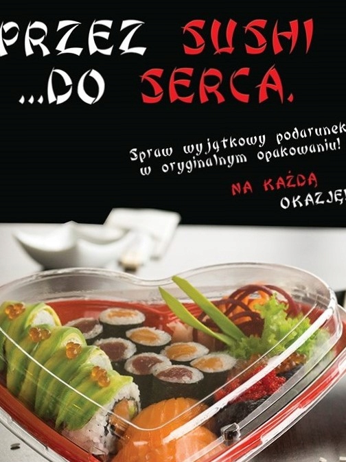 Bento Sushi Łódź - zestaw w kształcie serca!