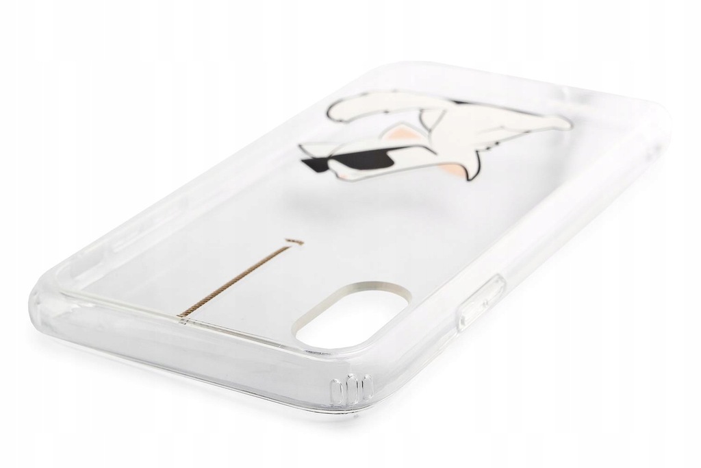 KARL LAGERFELD Etui Stylowe Kot case iPhone XS