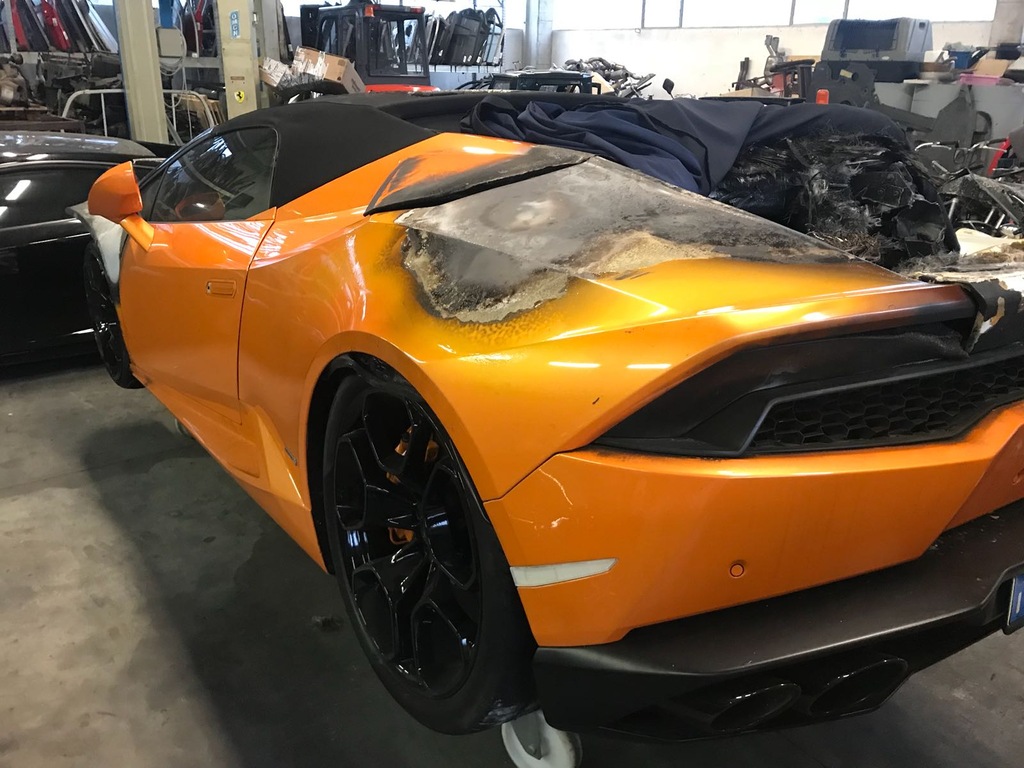 LAMBORGHINI HURACAN CABRIO - USZKODZONE