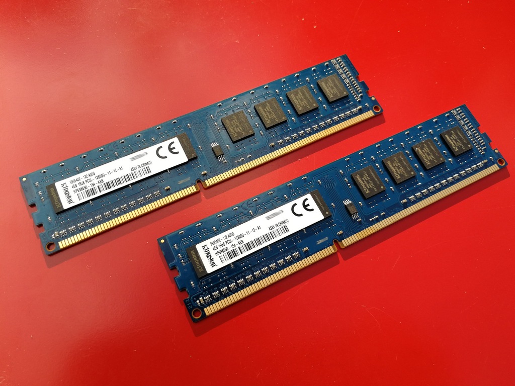 PAMIĘĆ RAM KINGSTON DDR3 8GB 2x4GB 1600MHz 2k