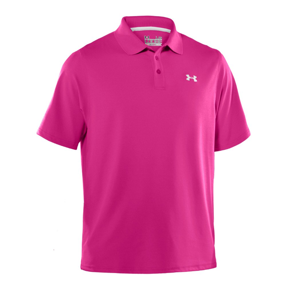 Koszulka męska Under Armour Polo 1201519 SM Różowy