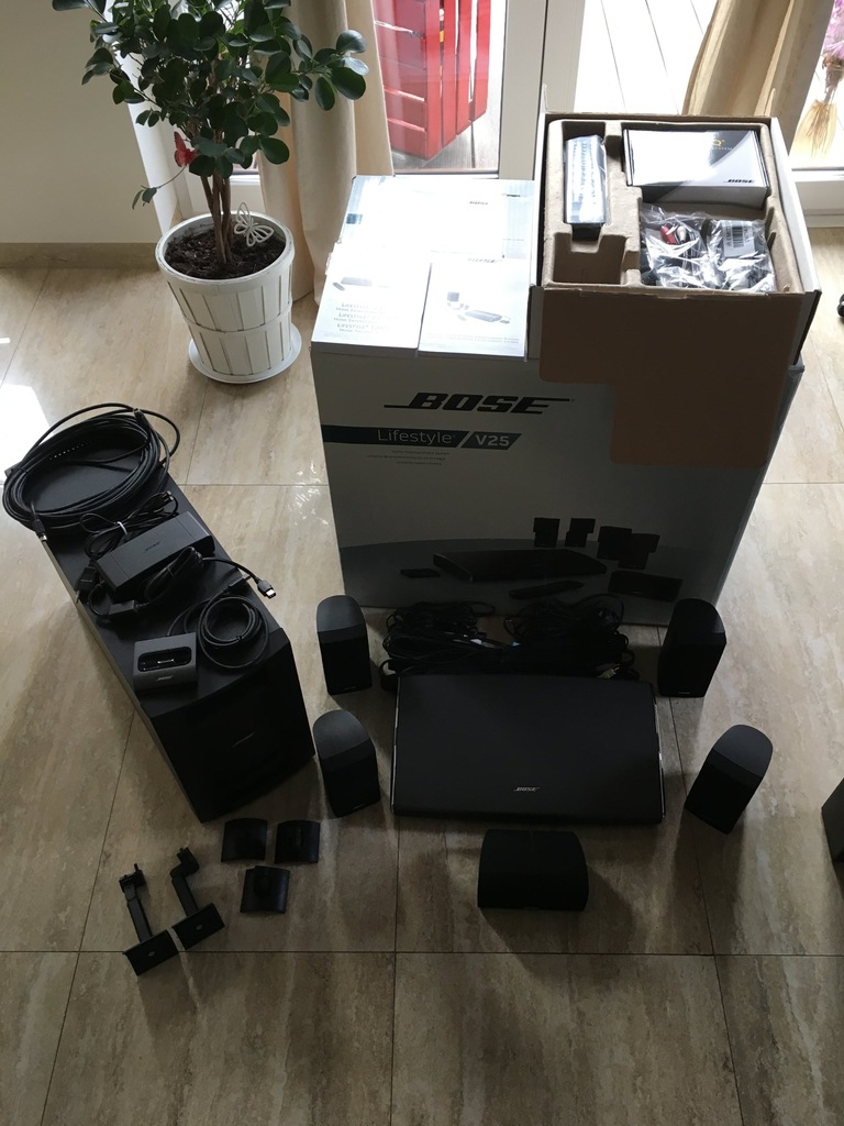 Kino domowe Bose Lifestyle v25 stan idealny