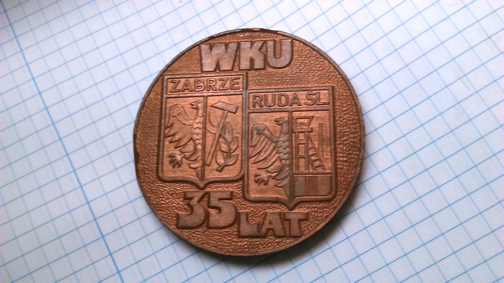 WKU Zabrze Ruda Śląska 1986 wojsko rezerwa medal