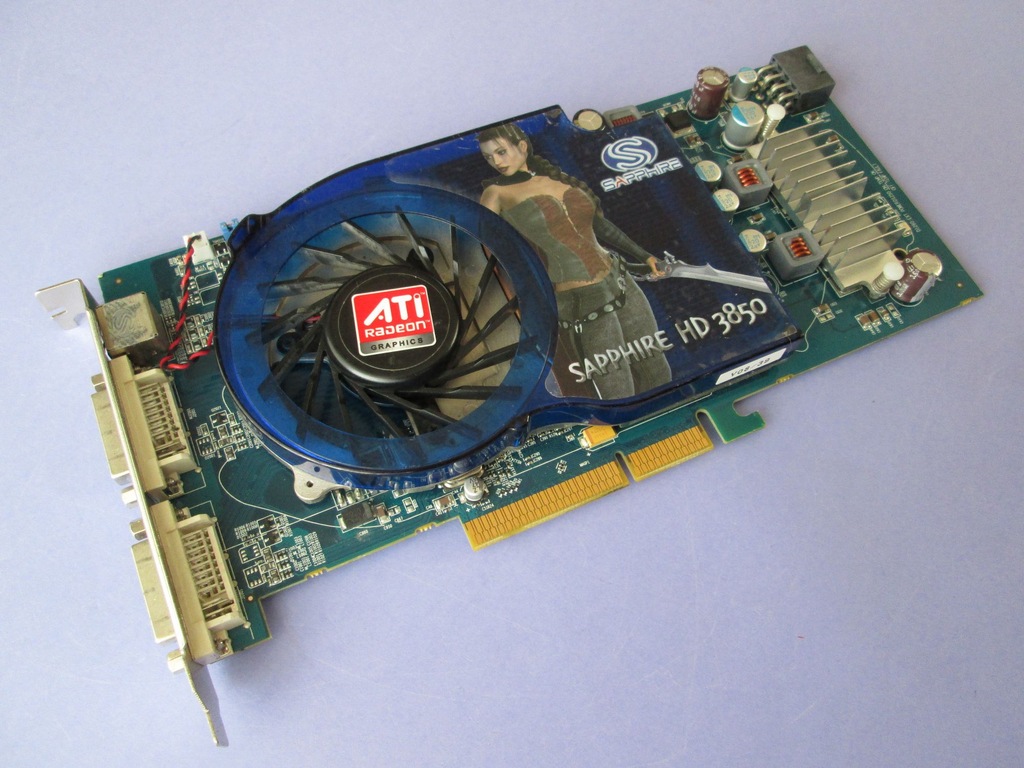 SAPPHIRE Radeon HD 3850 512MB GDDR3 256bit AGP FV