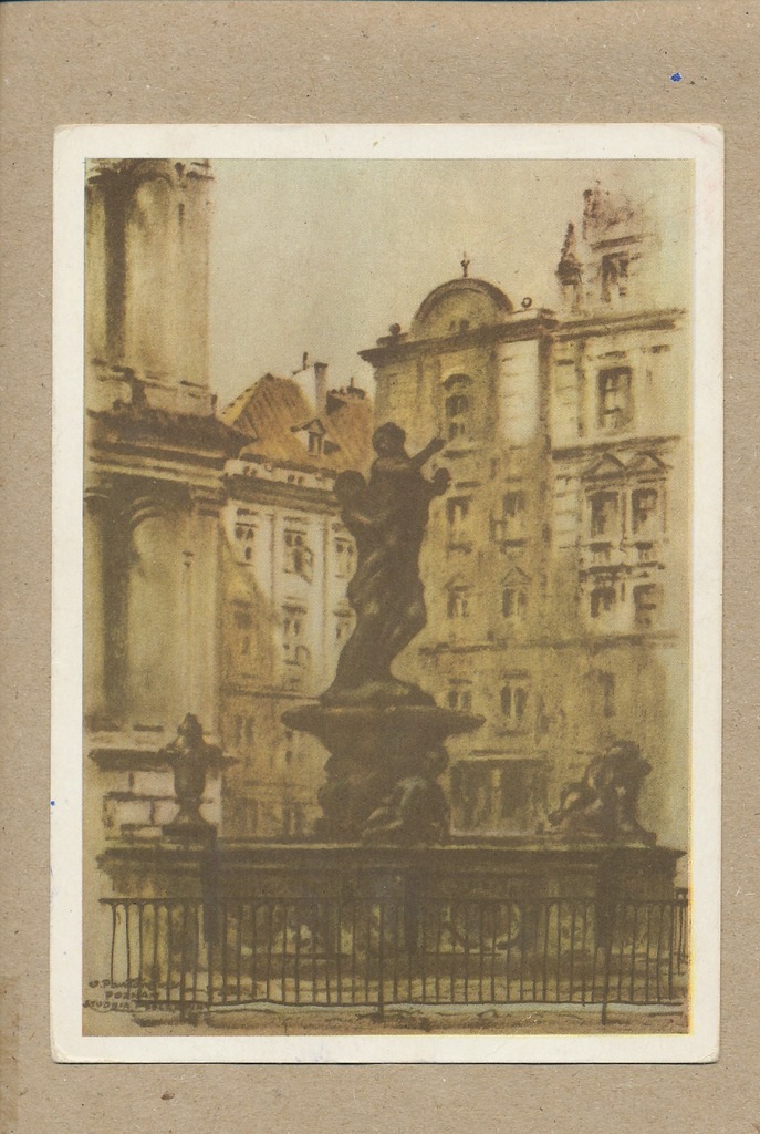 POZNAŃ - STUDNIA FONTANNA PROZERPINY 1963 R.