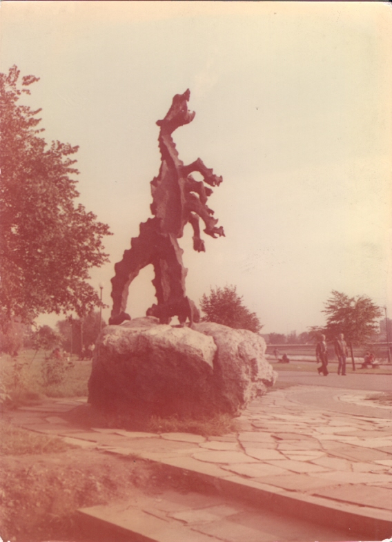 KRAKÓW - SMOK WAWELSKI  - ZIEJE OGNIEM - 1975R 