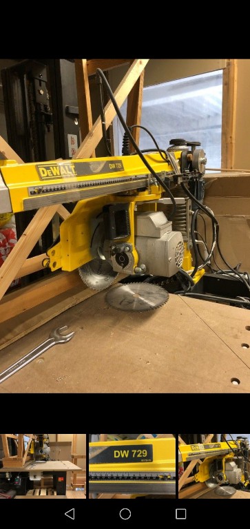 Piła ramieniowa Dewalt Dw729