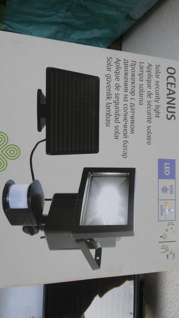 Halogen Lampa Solarna Blooma OCEANUS Duża 500 Im