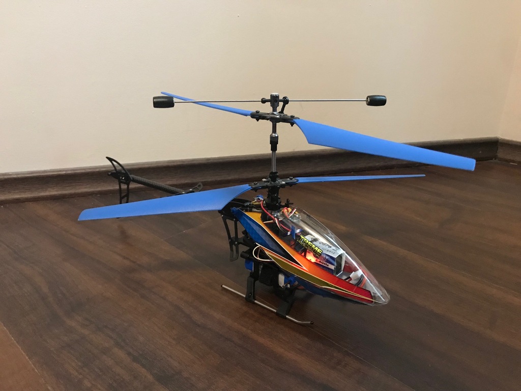 E-Sky Lama V4 po tuningu XTREME!!! Carbon, dodatki