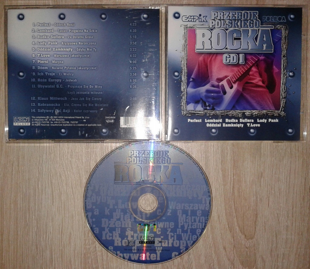 Przeboje Polskiego Rocka CD1 Empik Poleca