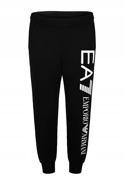 EMPORIO ARMANI czarne spodnie dresowe E1 r.XL