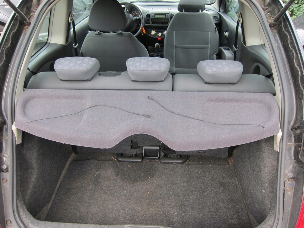 NISSAN MICRA K12 PÓŁKA BAGAZNIKA TYLNA TYŁ