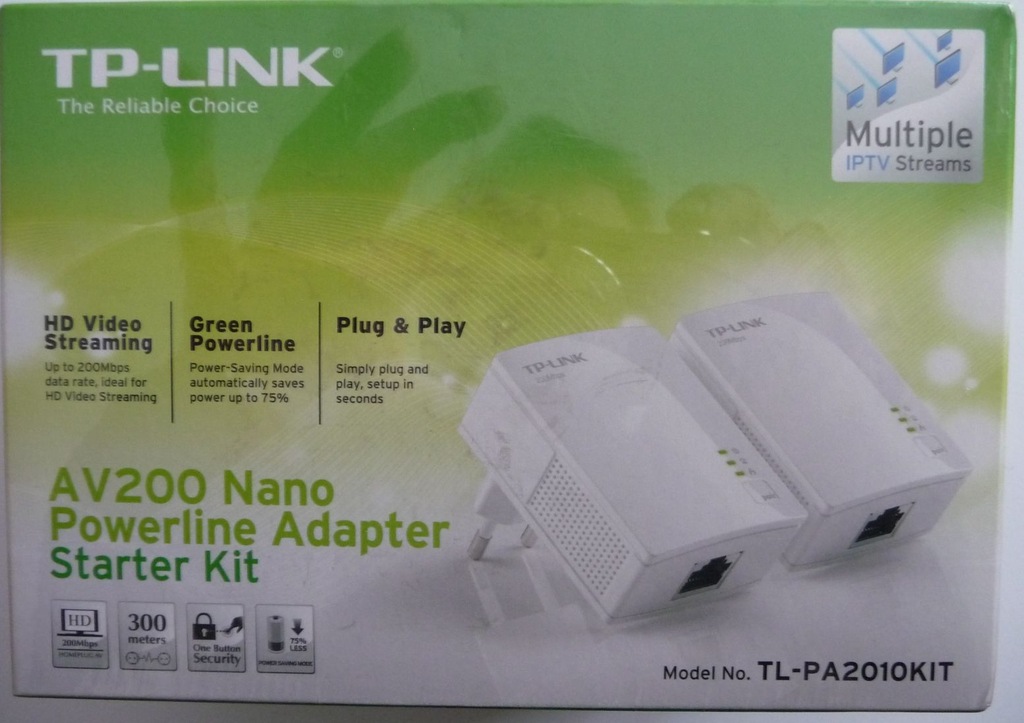 Transmiter sieciowy TP-link AV200 TL-PA2010 Kit