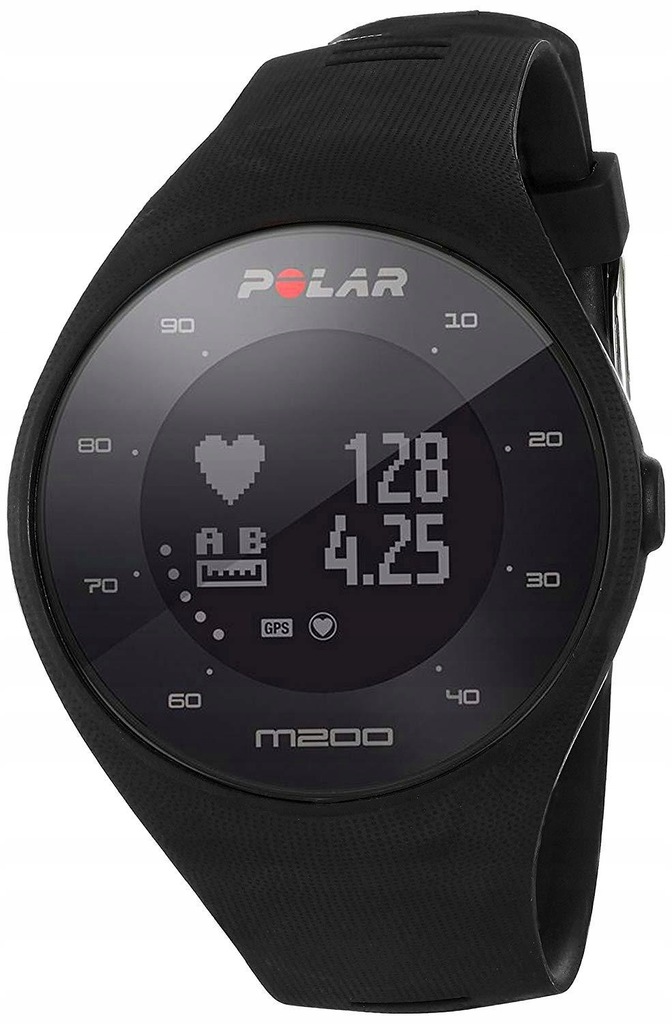 Zegarek sportowy Polar M200, czarny, M/L