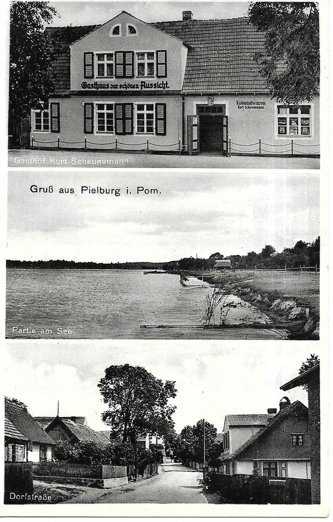 Pielburg - Pile, Gasthof, ulica wiejska, 1937